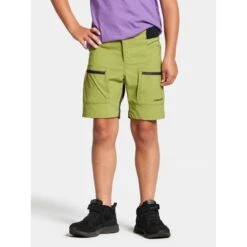 DIDRIKSONS Kids' Ekoxen Shorts 2 -Outwell || Petromax || Robens Salgsbutikk didriksons kids ekoxen shorts 2 fern green 2