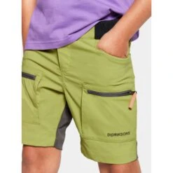 DIDRIKSONS Kids' Ekoxen Shorts 2 -Outwell || Petromax || Robens Salgsbutikk didriksons kids ekoxen shorts 2 fern green 7