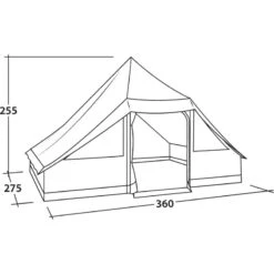 Easy Camp Moonlight Cabin -Outwell || Petromax || Robens Salgsbutikk easy camp moonlight cabin moonlight grey 4