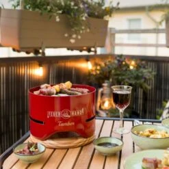 Feuerhand Tamber Table Top Grill -Outwell || Petromax || Robens Salgsbutikk feuerhand tamber table top grill ruby red 4