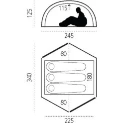 FJÄLLRÄVEN Abisko Dome 3 -Outwell || Petromax || Robens Salgsbutikk fjallraven abisko dome 3 1