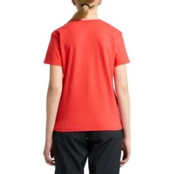 Haglöfs Women's Camp Tee -Outwell || Petromax || Robens Salgsbutikk haglofs women s camp tee poppy red 4