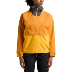 Haglöfs Women's Sparv Proof Anorak -Outwell || Petromax || Robens Salgsbutikk haglofs women s sparv proof anorak desert yellow sunny yellow 2