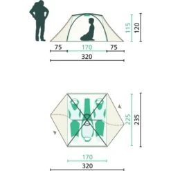 Jack Wolfskin Skyrocket III Dome 13 Jack Wolfskin Skyrocket III Dome -Outwell || Petromax || Robens Salgsbutikk jack wolfskin skyrocket iii dome