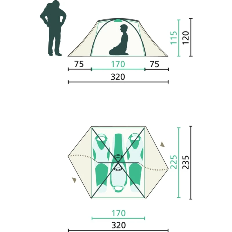 Jack Wolfskin Skyrocket III Dome 8 Jack Wolfskin Skyrocket III Dome - Bilde 6