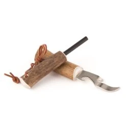 Horn Steel Fire Starter With Canned Opener & Knife