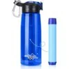 Water Filter Bottle -Outwell || Petromax || Robens Salgsbutikk membrane solutions water filter bottle blue