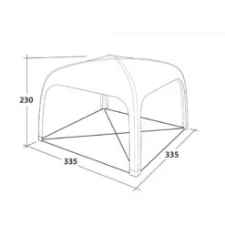 Outwell Air Shelter -Outwell || Petromax || Robens Salgsbutikk outwell air shelter black grey 3