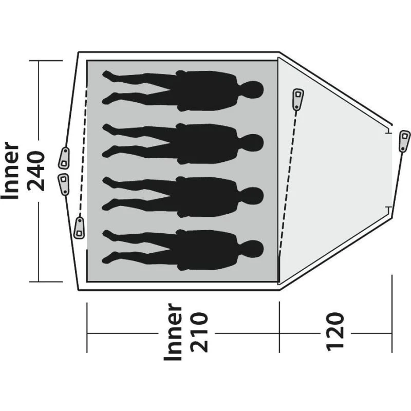 Outwell Cloud 4 8 Outwell Cloud 4 - Bilde 6