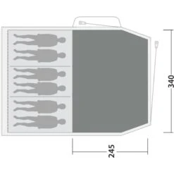 Outwell Flat Woven Carpet Springwood 6SG -Outwell || Petromax || Robens Salgsbutikk outwell flat woven carpet springwood 6sg black grey 2