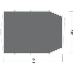 Outwell Footprint Starhill 6 -Outwell || Petromax || Robens Salgsbutikk outwell footprint starhill 6 black grey 1