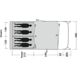Outwell Greenwood 4 -Outwell || Petromax || Robens Salgsbutikk outwell greenwood 4 dark leaf 8