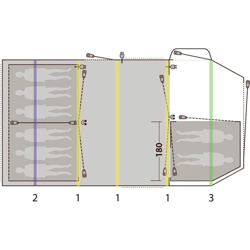 Outwell Knightdale 8pa 14 Outwell Knightdale 8pa - Bilde 12