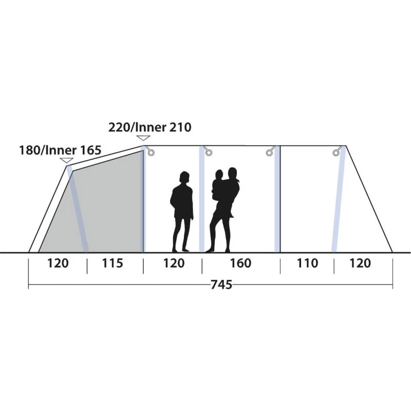 Outwell Knightdale 8pa 16 Outwell Knightdale 8pa - Bilde 14