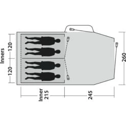 Outwell Springwood 4SG -Outwell || Petromax || Robens Salgsbutikk outwell springwood 4sg blue 2