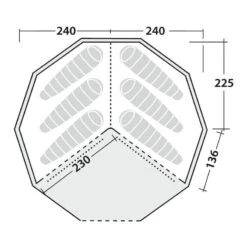 Robens Inner Tent Klondike Grande -Outwell || Petromax || Robens Salgsbutikk robens inner tent klondike grande black 6