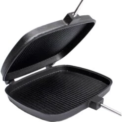 Stabilotherm Grilljärn -Outwell || Petromax || Robens Salgsbutikk stabilotherm grilljarn black steel wood 3