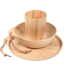 Stabilotherm Hevea Bowl -Outwell || Petromax || Robens Salgsbutikk stabilotherm hevea bowl hevea wood 2
