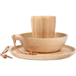 Stabilotherm Hevea Bowl -Outwell || Petromax || Robens Salgsbutikk stabilotherm hevea bowl hevea wood 3