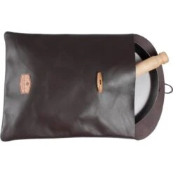 Stabilotherm Leather Pouch For Frying Pan 7 Stabilotherm Leather Pouch For Frying Pan -Outwell || Petromax || Robens Salgsbutikk stabilotherm leather pouch for frying pan brown 2