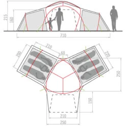 VAUDE Badawi Long 6P 5 VAUDE Badawi Long 6P -Outwell || Petromax || Robens Salgsbutikk vaude badawi long 6p